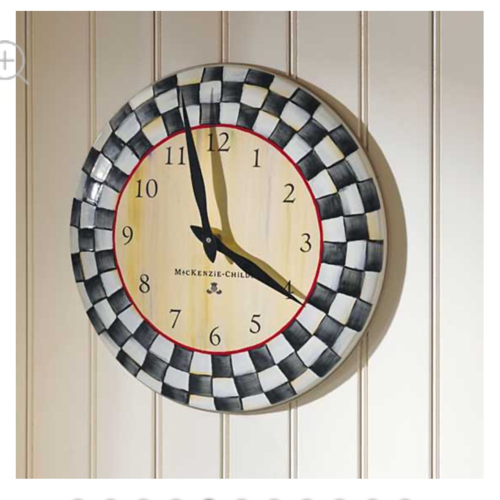 Mackenzie Childs Wall Clock